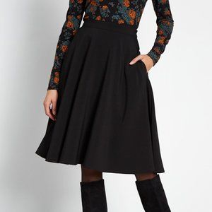 ModCloth Just This Sway A-Line Skirt